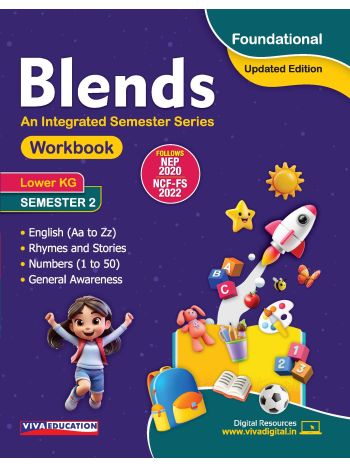 Blends Workbook Lower KG Semester 2 Updated Edition
