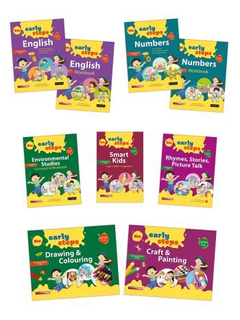 Early Steps Set Upper KG Set Of 9 Books
