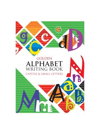 Golden Alphabet Writing Book Capital  Small