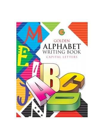 Golden Alphabet Writing Book Capital