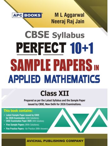 APC Perfect 101 Sample Papers In Applied Mathematics Class 12 CBSE Code 241 2025