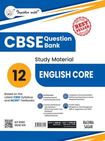 Together With CBSE Class 12 English Core Question Bank - Study Material 2025-2026 Exam -Based On The Latest Syllabus-