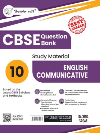 Together With CBSE Question Bank Class 10 English Communicative 2025-26 - Chapter-wise Study Material As Per Latest Syllabus