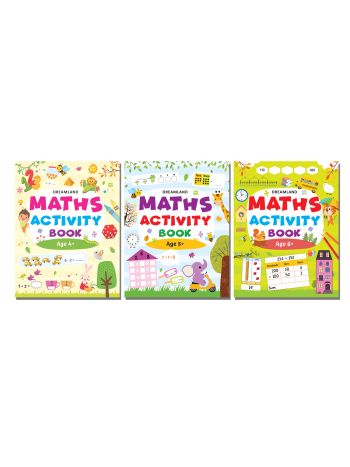 Maths Activity Books Pack- A Set Of 3 Books