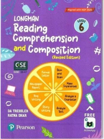 Longman Reading Comprehension And Composition 6 -NEP 2020 - NCF 2023-
