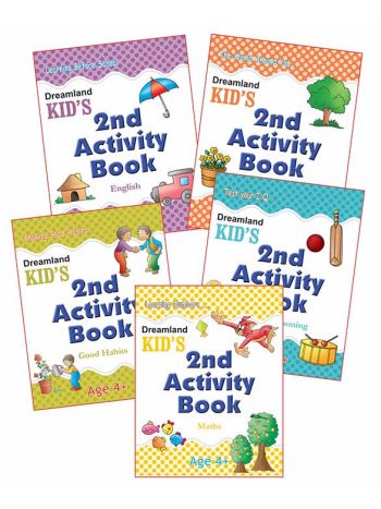 Kid-s 2nd Activity Age 4- - Pack -5 Titles-