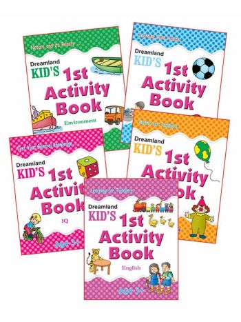 Kid-s 1st Activity Age 3- - Pack -5 Titles-
