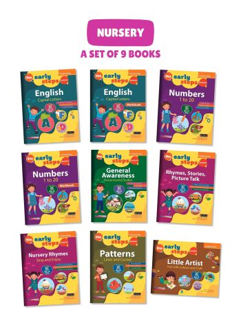 Viva Early Steps Nursery -Set Of 9 Books- NEP 2020 - NCF-FS 2022