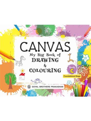 Canvas My Big Book Of Drawing And Colouring Level C -UKG-