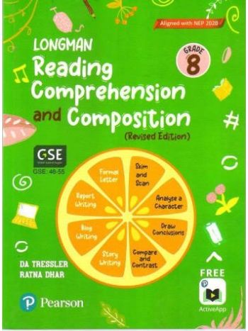 Longman Reading Comprehension And Composition 8 -NEP 2020 - NCF 2023-