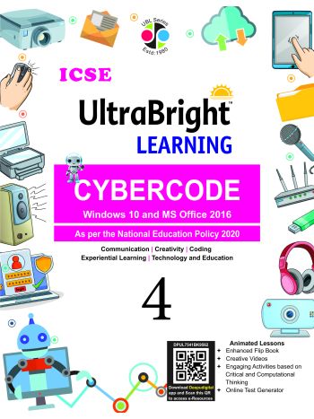 ICSE UltraBright Learning Cybercode - 4