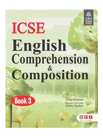 ICSE English Comprehension - Composition Book 3
