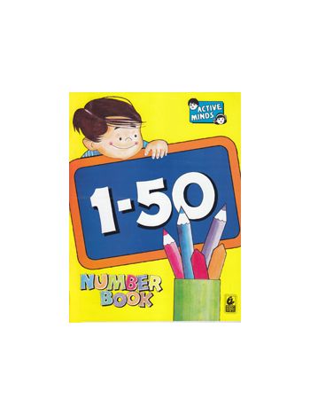 Active Minds - 1-50 Number Book